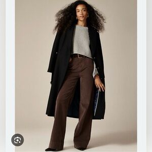 NWOT J. Crew Brown Corduroy Wide Leg Pants